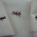 Embroidered Bugs